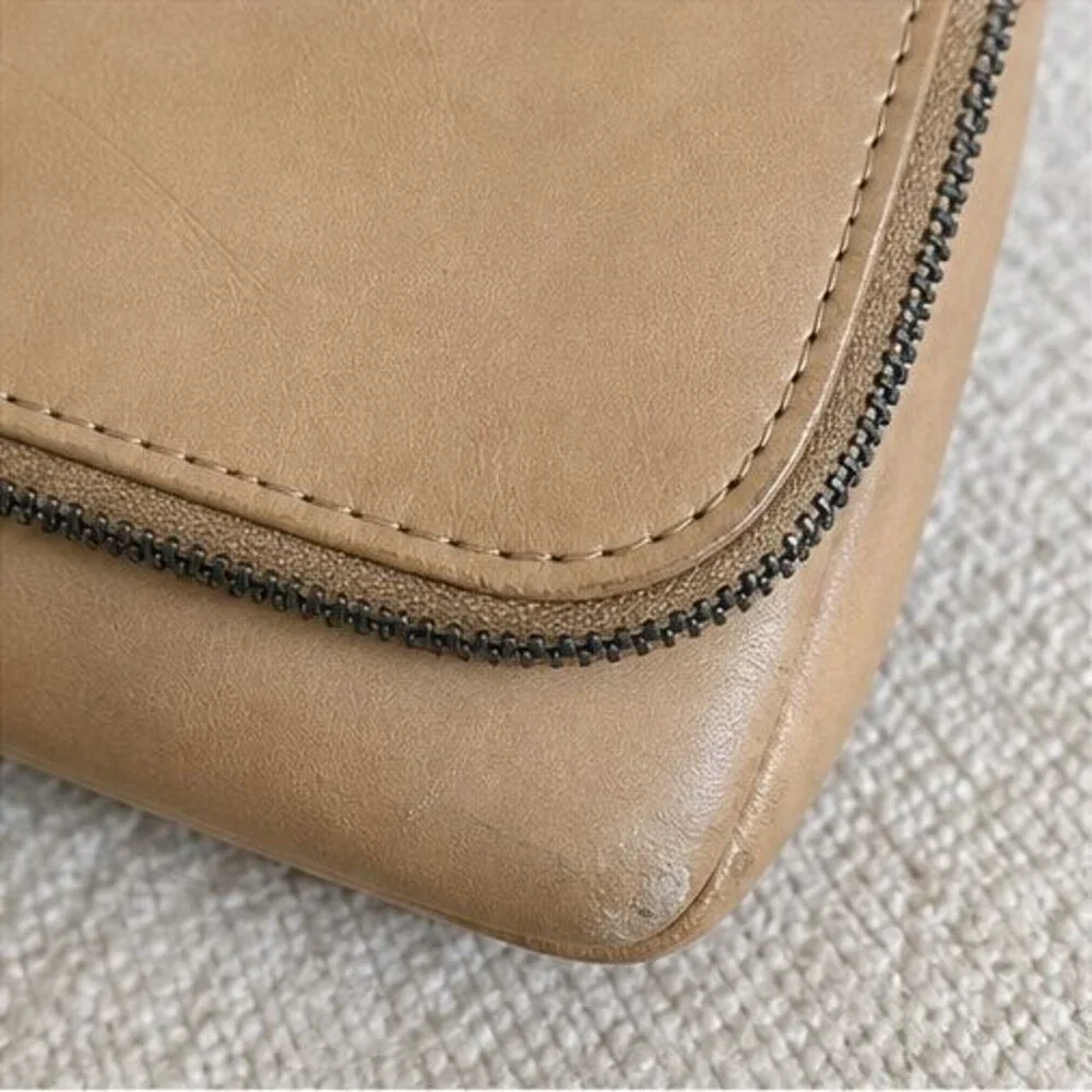 Brown Nylon Crossbody Bag